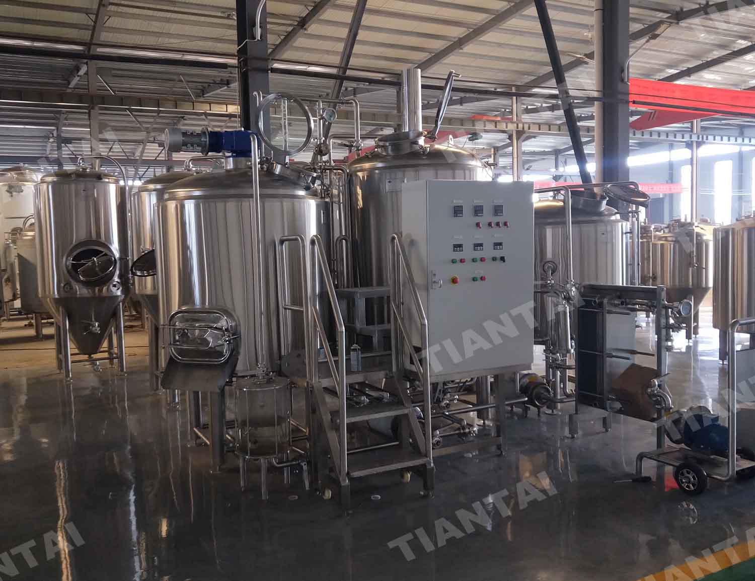 Canada 7bbl two vessel direct fire heating beer equipment